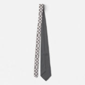 Monochrome Diamond Neck Tie ネクタイ (裏面)