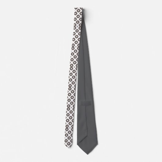 Monochrome Diamond Neck Tie ネクタイ (裏面)