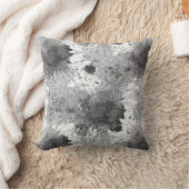 Monochrome dye stains クッション (ブランケット)