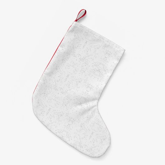 Monochrome Floral Pattern – Elegant Seamless Art スモールクリスマスストッキング (正面 (吊り時))