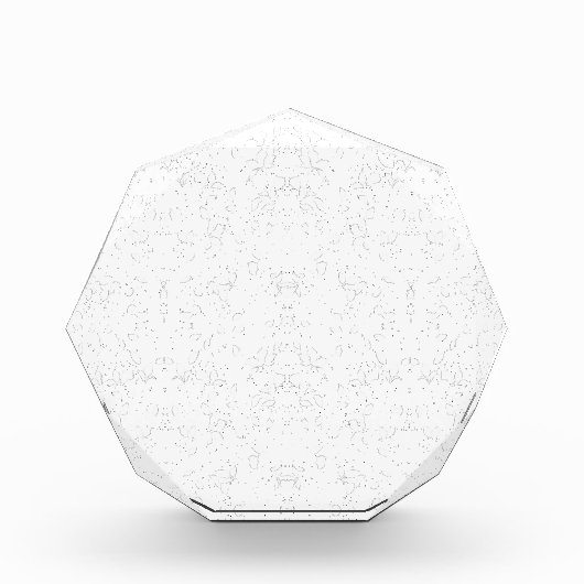 Monochrome Floral Pattern – Elegant Seamless Art フォトブロック (正面)