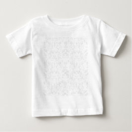 Monochrome Floral Pattern – Elegant Seamless Art ベビーTシャツ