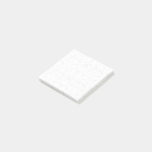 Monochrome Floral Pattern – Elegant Seamless Art ポストイット (アングル)