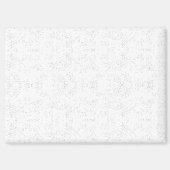 Monochrome Floral Pattern – Elegant Seamless Art マグネット (正面)