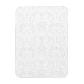 Monochrome Floral Pattern – Elegant Seamless Art マグネット (縦)