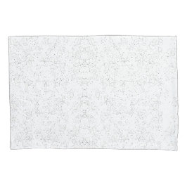 Monochrome Floral Pattern – Elegant Seamless Art 枕カバー