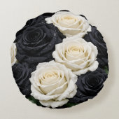 Monochrome Garden ラウンドクッション (裏面)