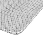 Monochrome Geometric Texture|Seamless Diamond Look カッティングボード (角)
