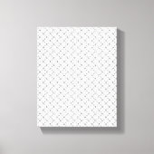 Monochrome Geometric Texture|Seamless Diamond Look キャンバスプリント (正面)