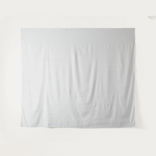 Monochrome Geometric Texture|Seamless Diamond Look タペストリー (正面(横))