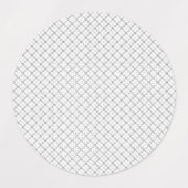 Monochrome Geometric Texture|Seamless Diamond Look ラベル (デザイン2)