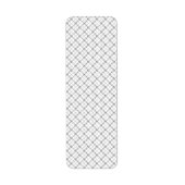 Monochrome Geometric Texture|Seamless Diamond Look ラベル (正面)