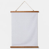 Monochrome Geometric Texture|Seamless Diamond Look 吊り下げ型タペストリー (正面2)