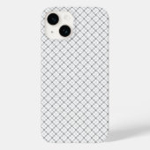 Monochrome Geometric Texture|Seamless Diamond Look Case-Mate iPhoneケース (裏面)