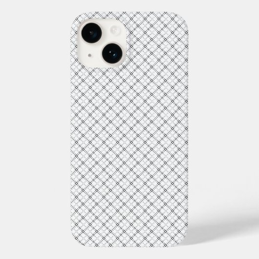Monochrome Geometric Texture|Seamless Diamond Look Case-Mate iPhoneケース (裏面)