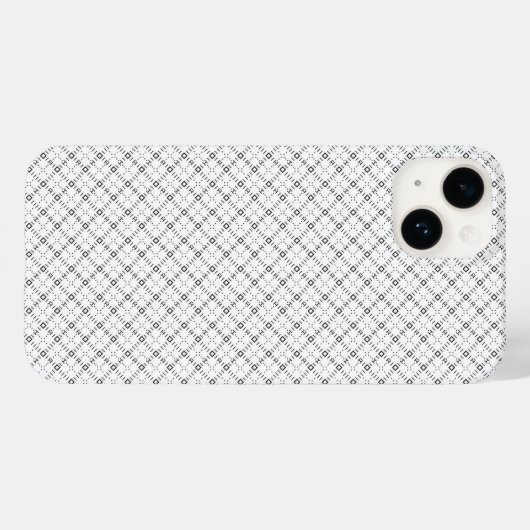 Monochrome Geometric Texture|Seamless Diamond Look Case-Mate iPhoneケース (裏面 (横))
