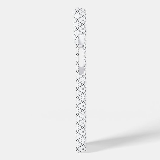 Monochrome Geometric Texture|Seamless Diamond Look Case-Mate iPhoneケース (裏面 / 左)