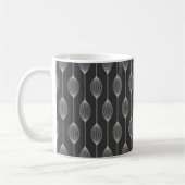 Monochrome Geometry – Abstract Pattern Classic Mug コーヒーマグカップ (左)