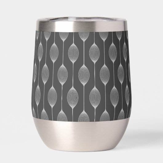 Monochrome Geometry – Abstract Pattern Stemless (背面)