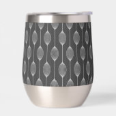 Monochrome Geometry – Abstract Pattern Stemless (左面)