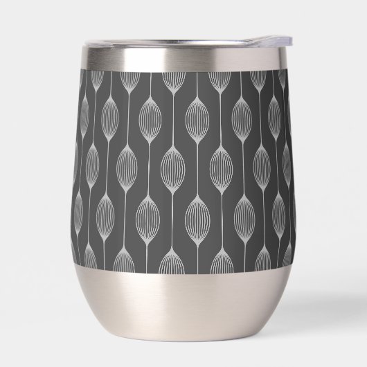 Monochrome Geometry – Abstract Pattern Stemless (左面)