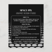 Monochrome Graphic, Graphic Designer Advertising チラシ (正面)