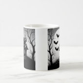 Monochrome Haunted House Mug コーヒーマグカップ (中央)