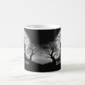 Monochrome Haunted House Mug  モーフィングマグカップ (中央)