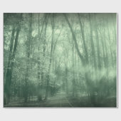 Monochrome landscape nature parkart, autumn, backg ラッピングペーパー (フラット)