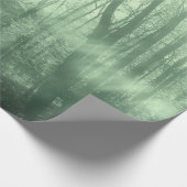 Monochrome landscape nature parkart, autumn, backg ラッピングペーパー (角)
