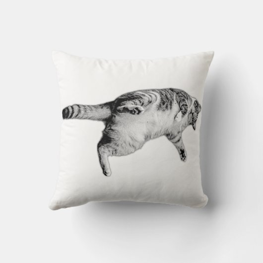 Monochrome Mischief for Cozy Corners クッション (裏面)