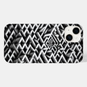 Monochrome Paradox Maze Phone Case - 3D black Case-Mate iPhoneケース (裏面 (横))