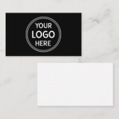 Monochrome QR Logo | Classy & Clean  名刺 (正面/裏面)