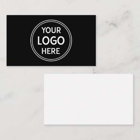 Monochrome QR Logo | Classy & Clean  名刺 (正面/裏面)