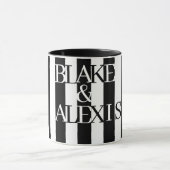 Monochrome Reverie of the Infinite Black‑and‑White マグカップ (中央)