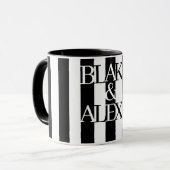 Monochrome Reverie of the Infinite Black‑and‑White マグカップ (正面左)