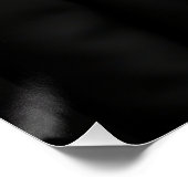 Monochrome Rottweiler Portrait – Dark Minimalist ポスター (コーナー)