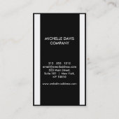 Monochrome simple 2-tone 名刺 (裏面)