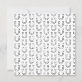 Monochrome Sketch Annual Derby Party Invitation 招待状 (裏面)