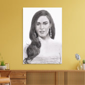 Monochrome Soul キャンバスプリント (インサイチュ (リビング))