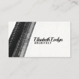 Monochrome Trails on White 名刺
