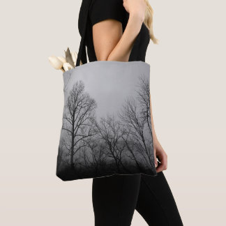 Monochrome_Tree_Tote トートバッグ