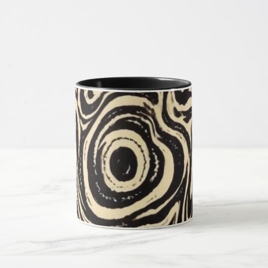 Monochrome Vortex Mug マグカップ (中央)