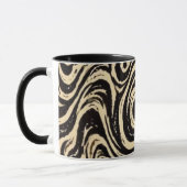 Monochrome Vortex Mug マグカップ (左)