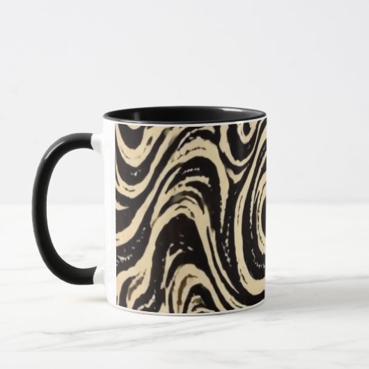 Monochrome Vortex Mug マグカップ (左)
