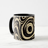 Monochrome Vortex Mug マグカップ (正面左)