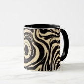 Monochrome Vortex Mug マグカップ (正面右)
