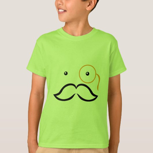 Monocleおよび髭 Tシャツ (正面)