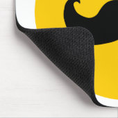 Monocle及び髭のカスタマイズ可能なbackgrnd) マウスパッド (コーナー)