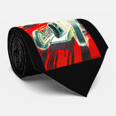 Monocoグランプリのヴィンテージ旅行広告 ネクタイ (ロール)